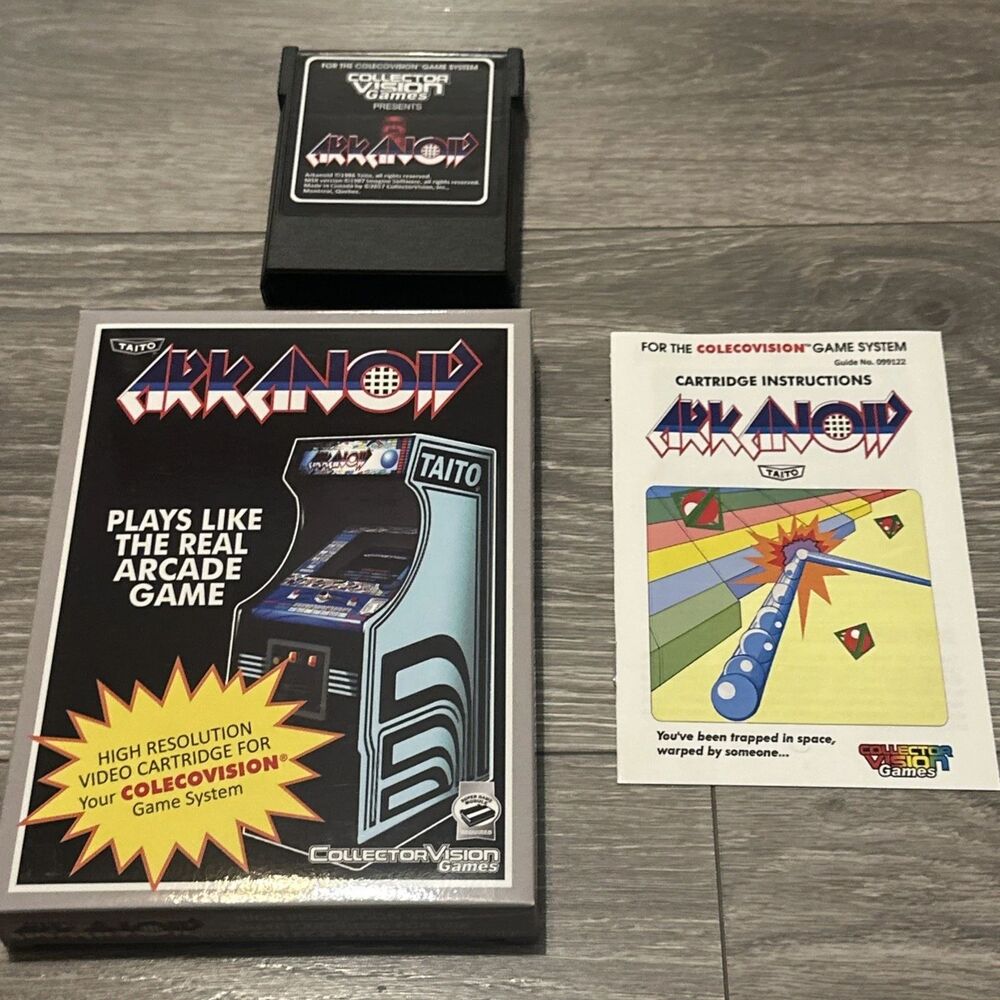 Colecovision - ARKANOID  - New NIB - Colecovision